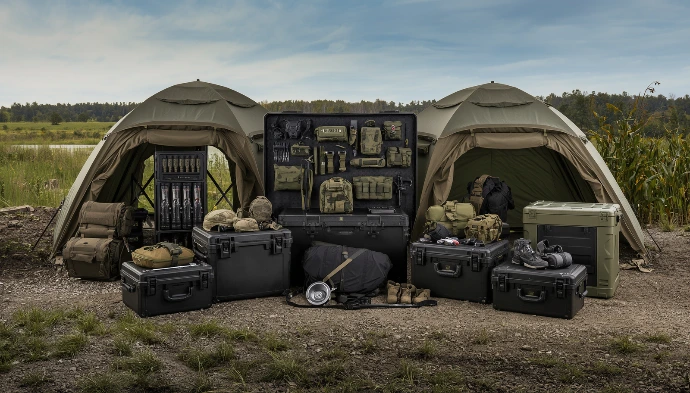 Equipaggiamento tactical e tende personalizzate